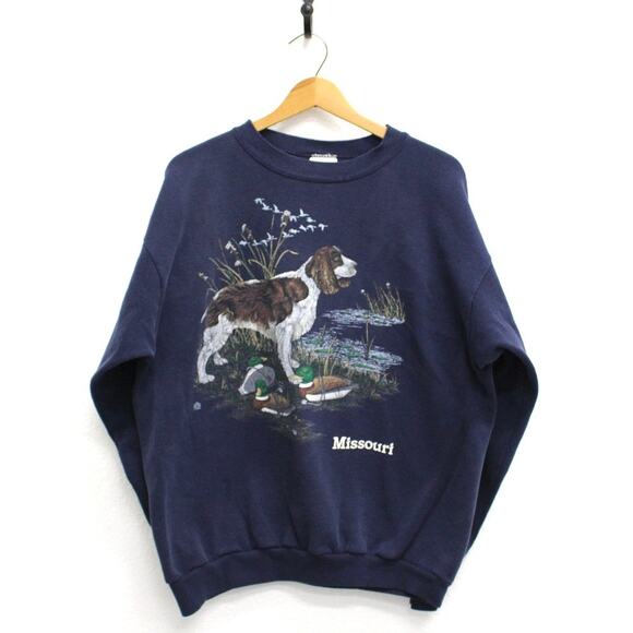 Vintage Other - Vintage Duck Hunting Dog Missouri Sweatshirt XXL 2X